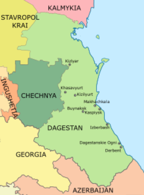 dagestan map